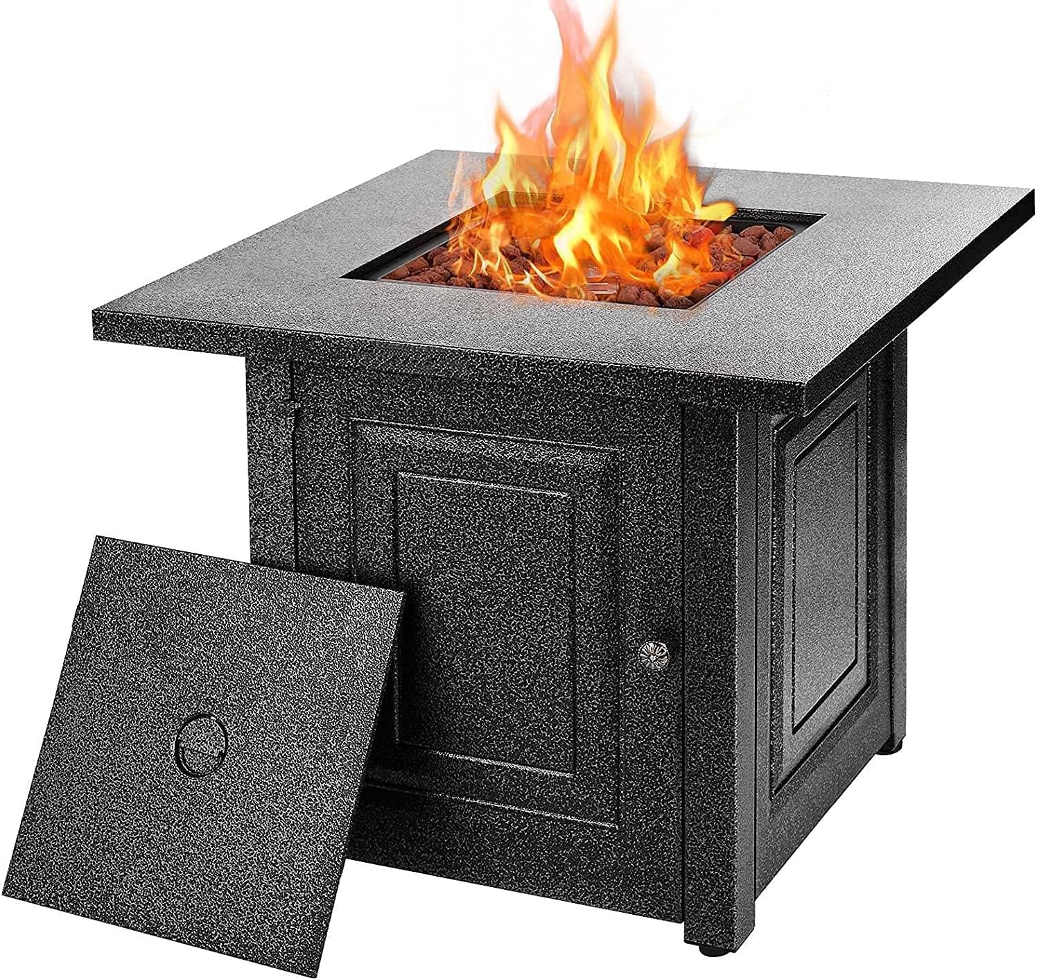 Gas Propane Fire Pit Table,28 Inch 2021 Upgrade