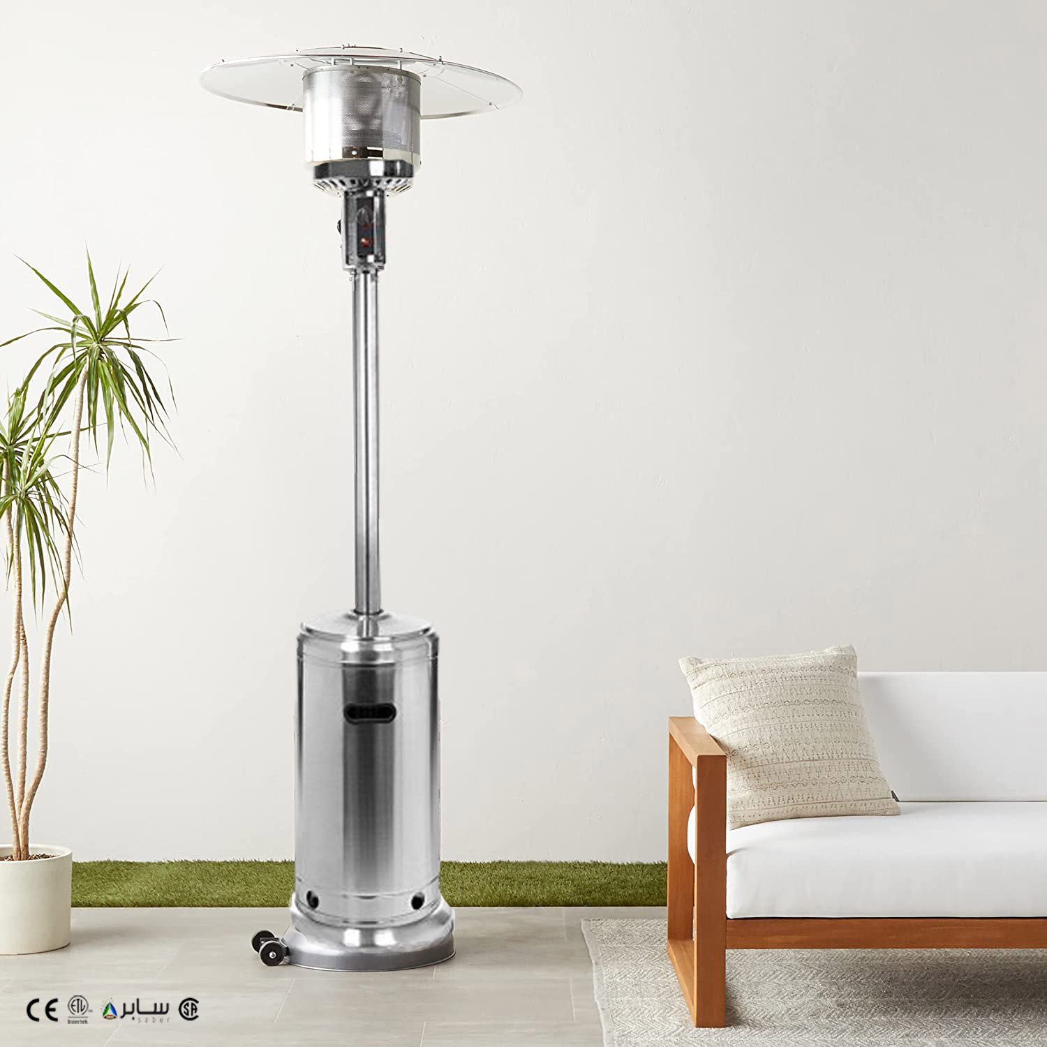 Stainless Steel Outdoor Gas Patio Heater